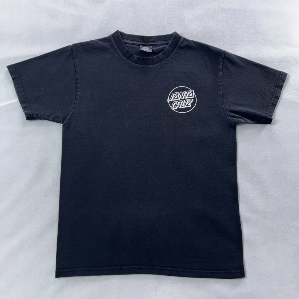 Santa Cruz Skateboard T Shirt Men Small Black